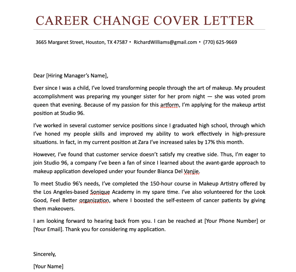 Career Change Cover Letter Templates – Word-Doc – Perfect for All Job Roles