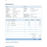 Business Sales Invoice Template in Word Doc: A Professional Invoice for Your Sales Transactions